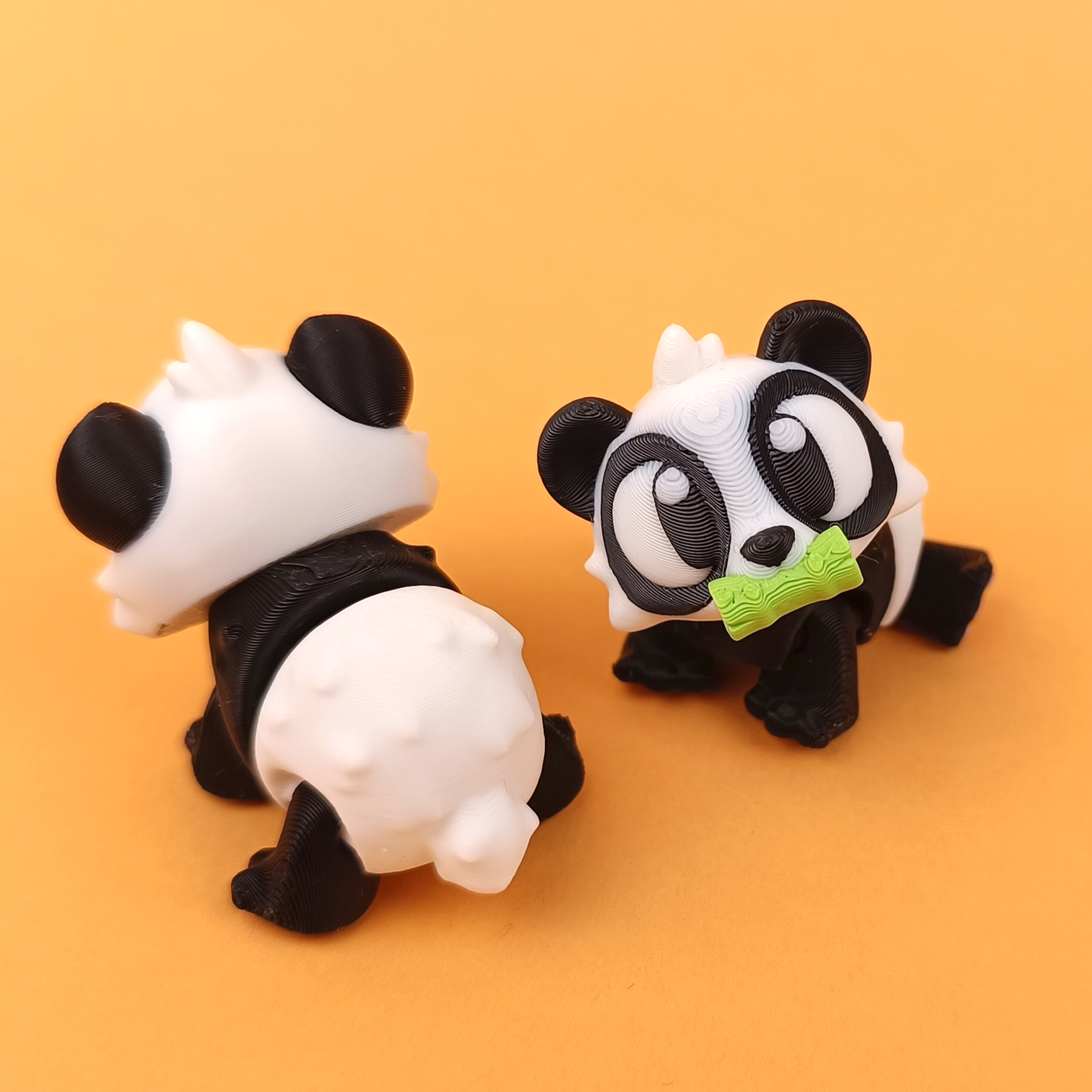 3D Printed Flexi Panda | Articulated Fidget Toy | Desk Buddy | Cute Keychain | Keyring Gift for Panda Lovers