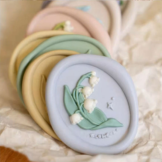 Orange studio | Lily of the valley wax seal stamp