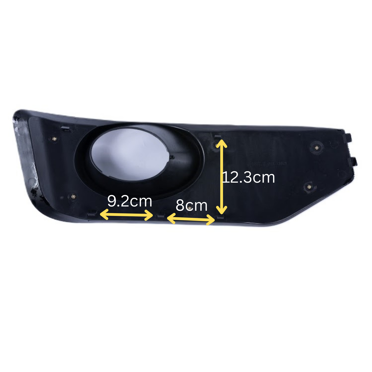 For VW T5.1 Transporter Sportline Honeycomb Front Spoiler Fog Light Trims Matte Chrome | Van-X
