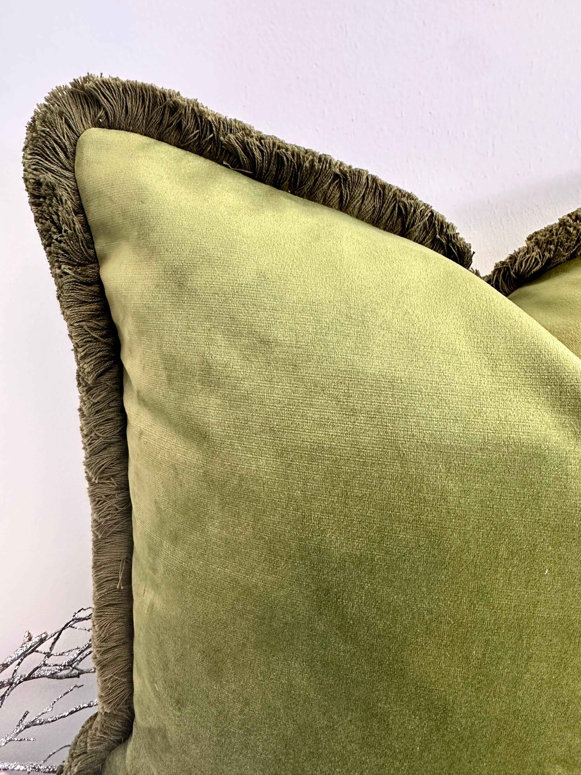 The Couture Cushion - The Forest Green Varley - Style No. 210