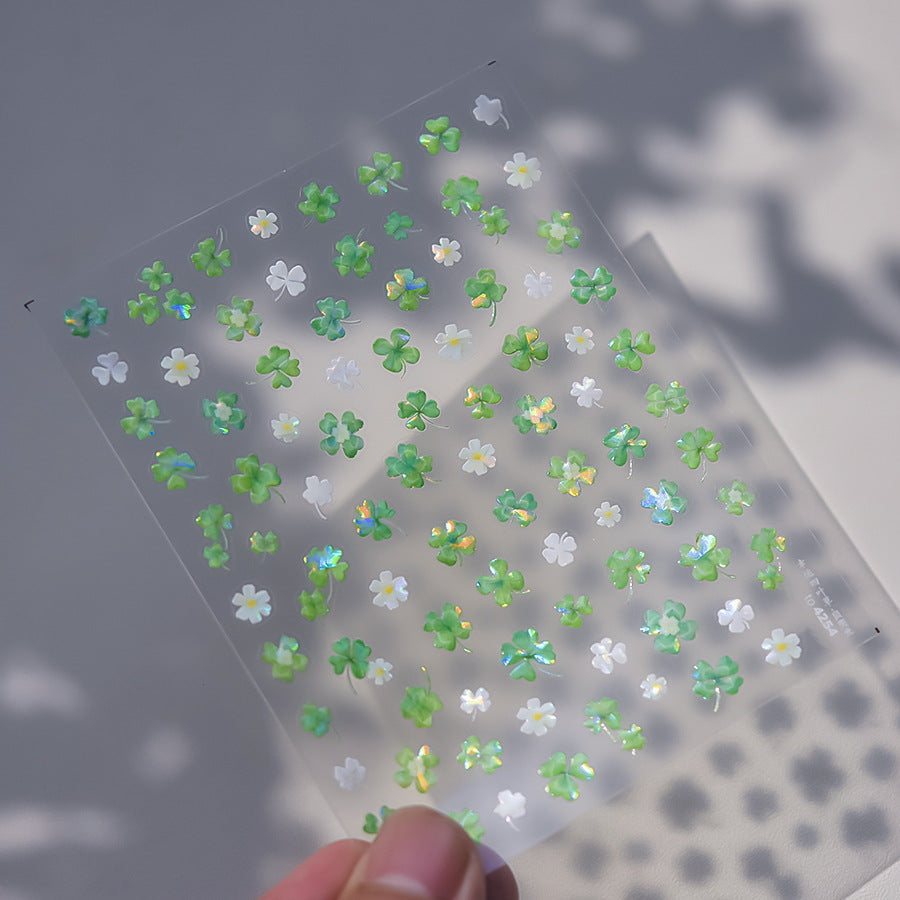 Hello Claws | Four-leaf Clover Jelly Nail Deco Sticker