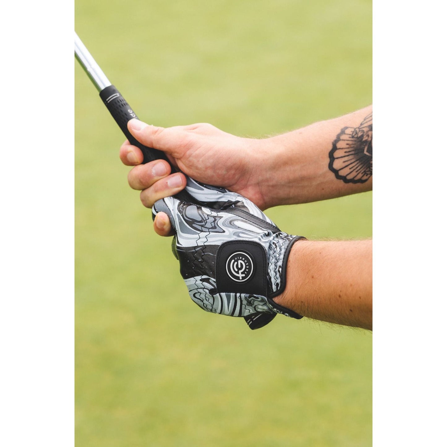 Black Marble Golf Glove | Motif Collection