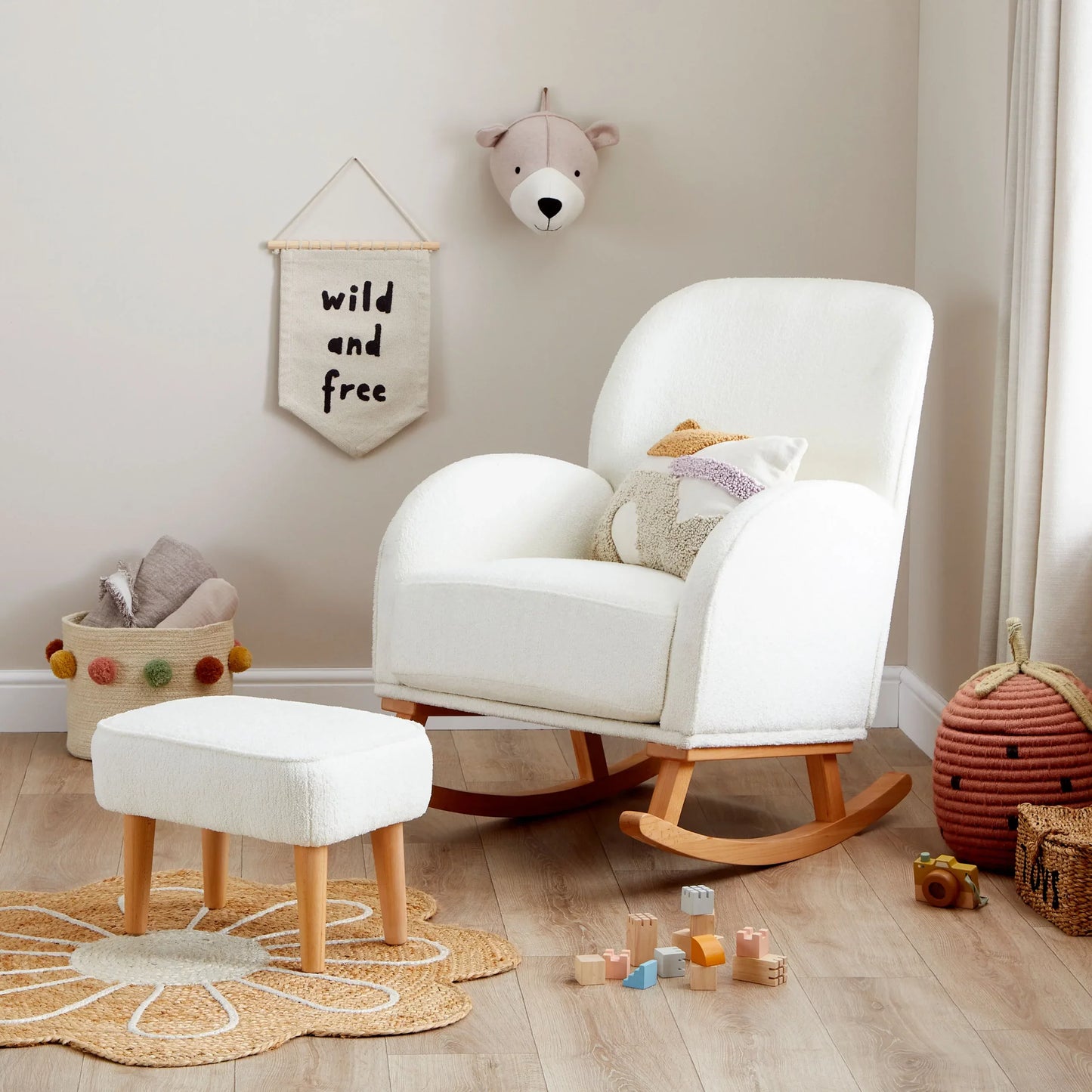 Freya Nursing Chair with Footstool