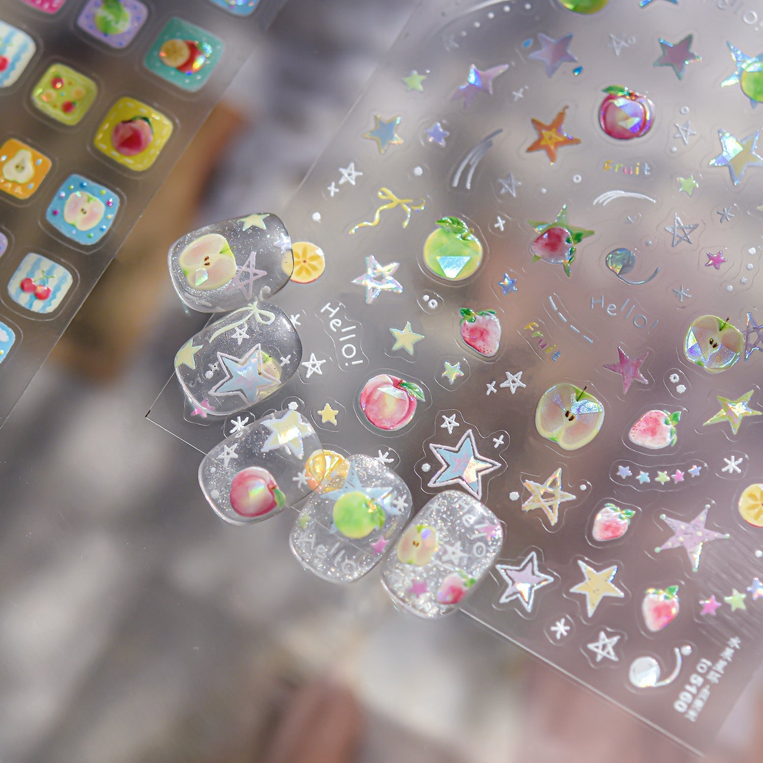 Hello Claws | Summer Fruit Nail Deco Sticker