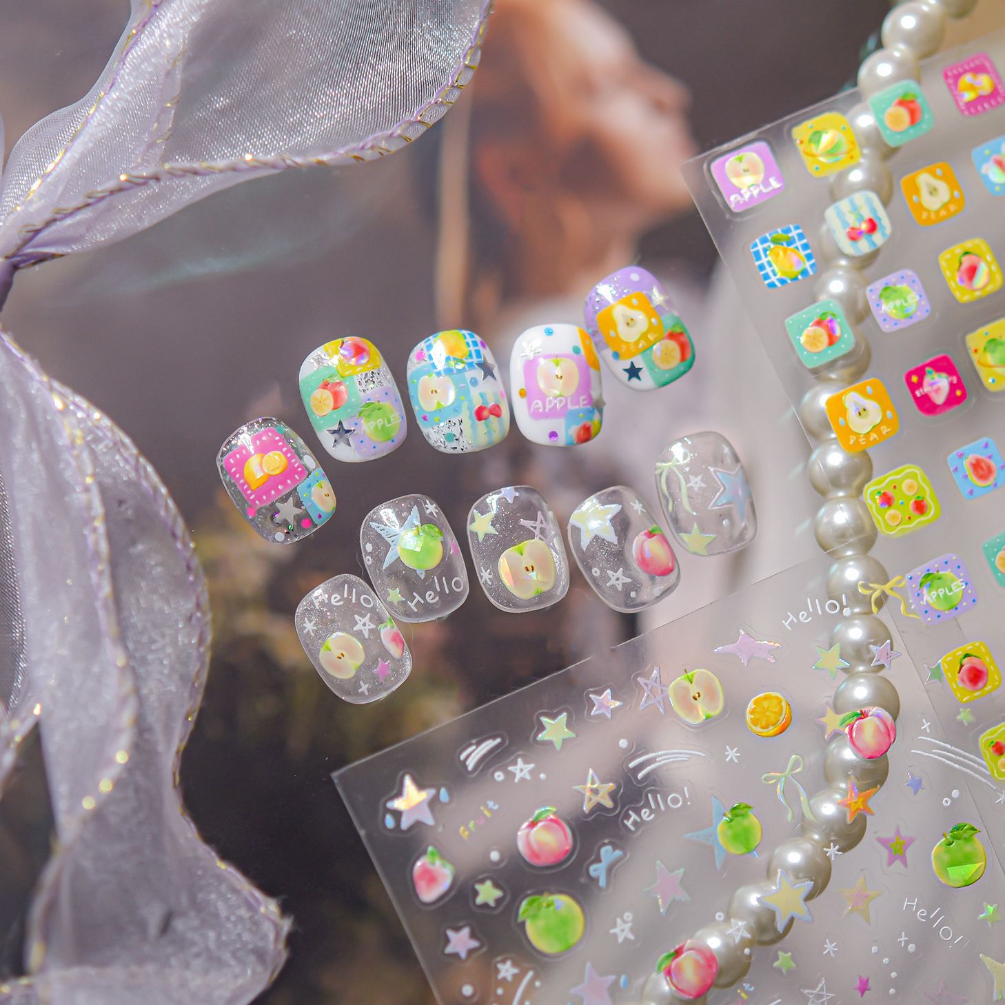 Hello Claws | Summer Fruit Nail Deco Sticker