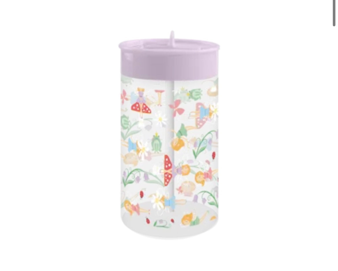 Fairy tumbler with straw and lid 450ml