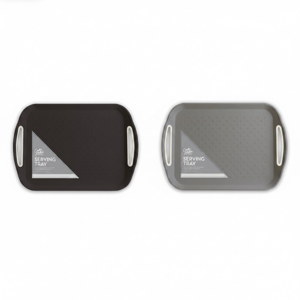 Large anti slip serving tray