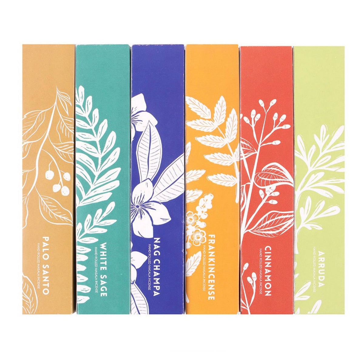 Exotic botanical incense stick variety set