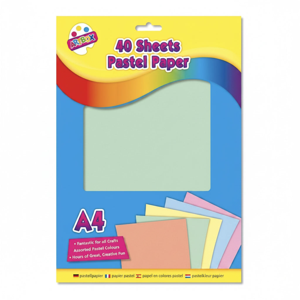 A4 pastel card 10 sheets