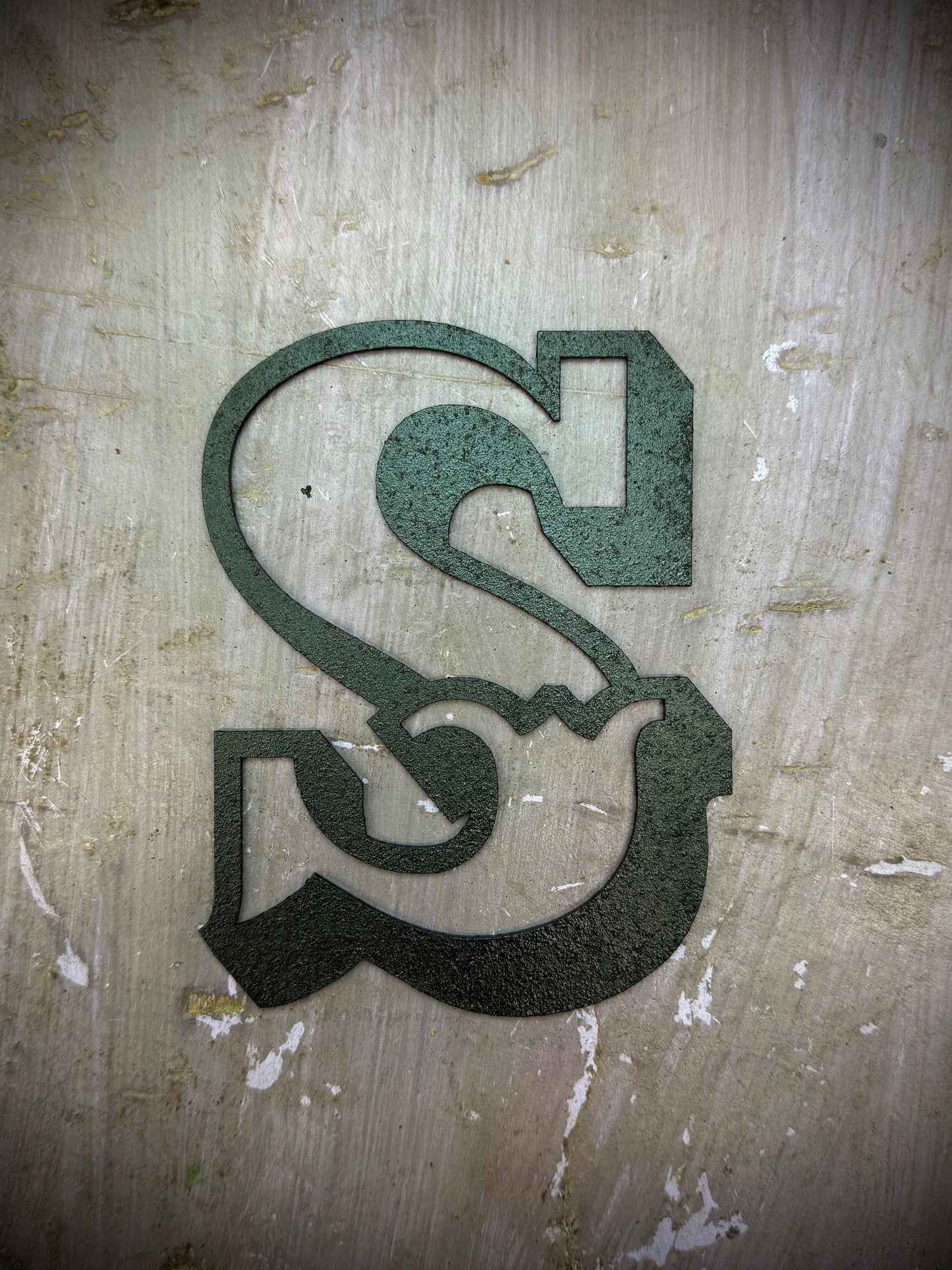 A-Z Rustic 5" or 12" Black Metal Carnival Letters.