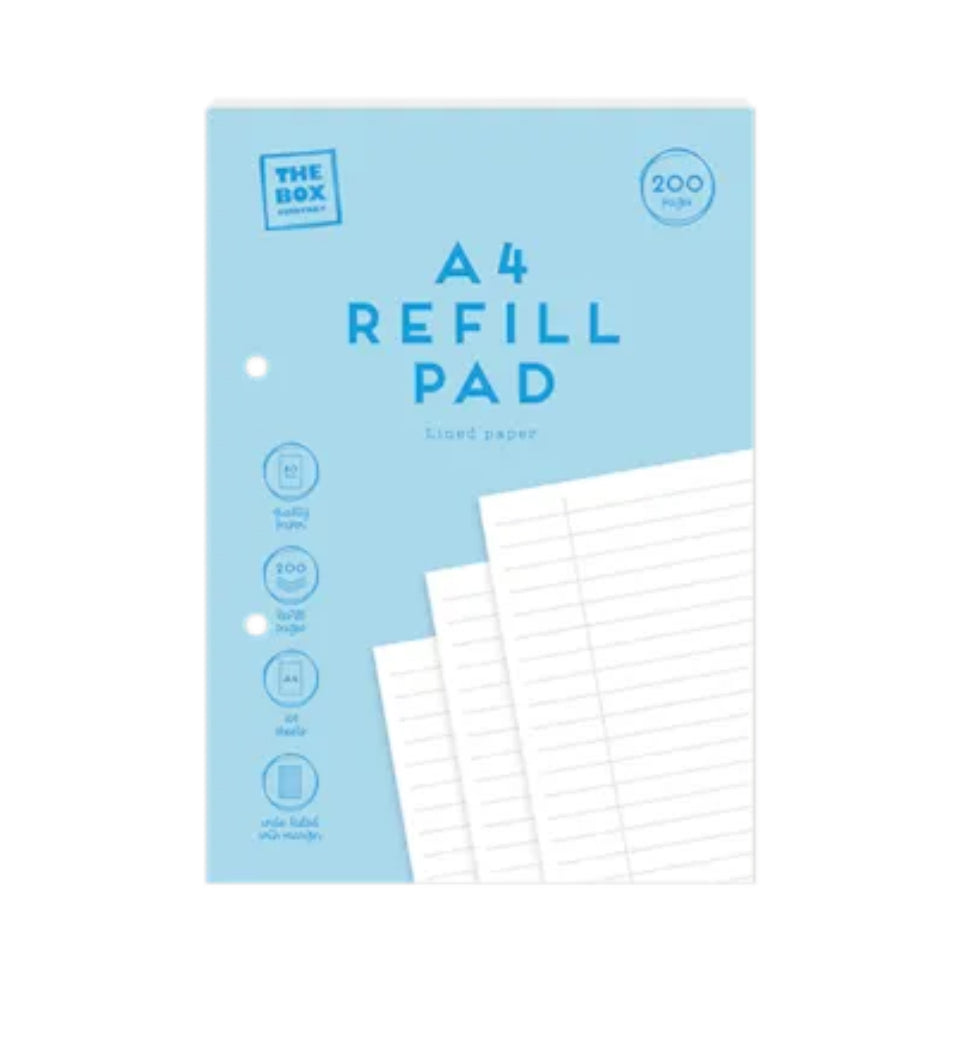 A4 refill pad (pastel) - 200 pages