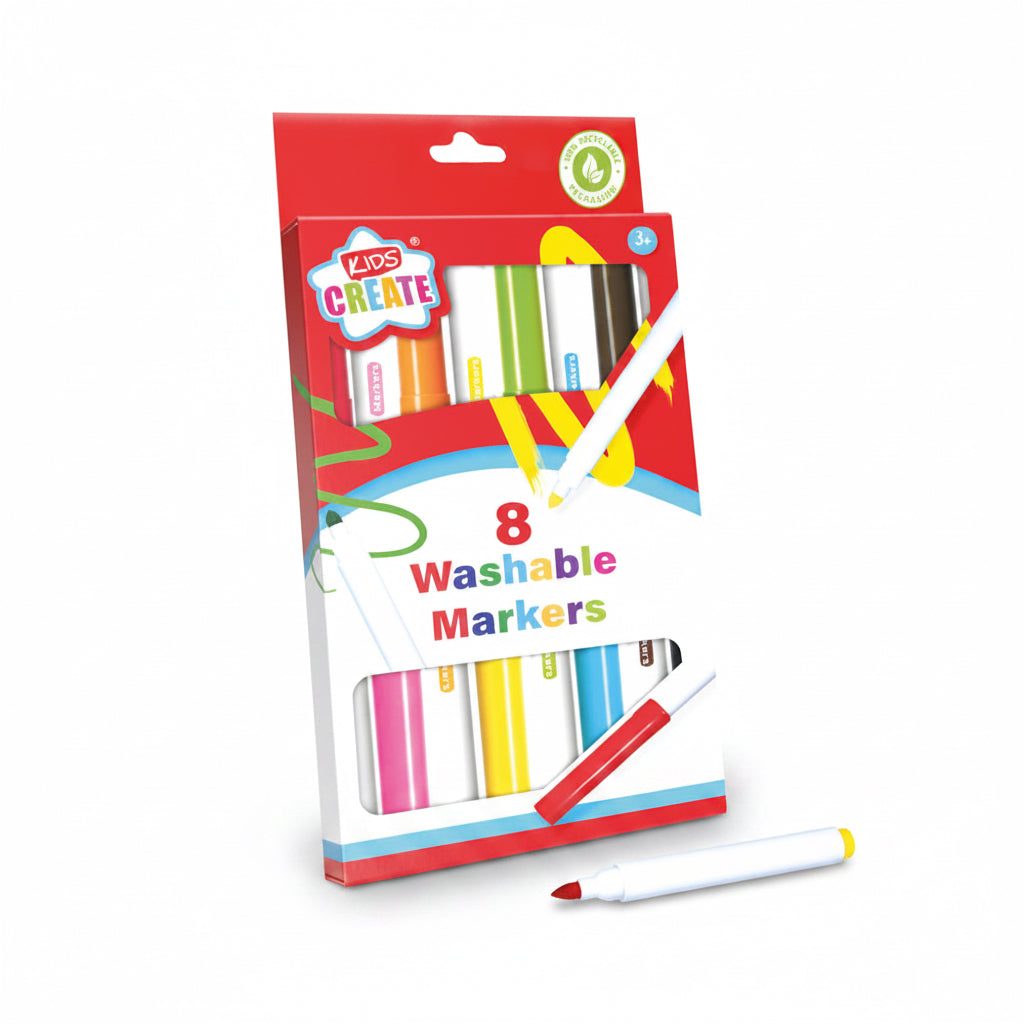 Washable markers 8 pack