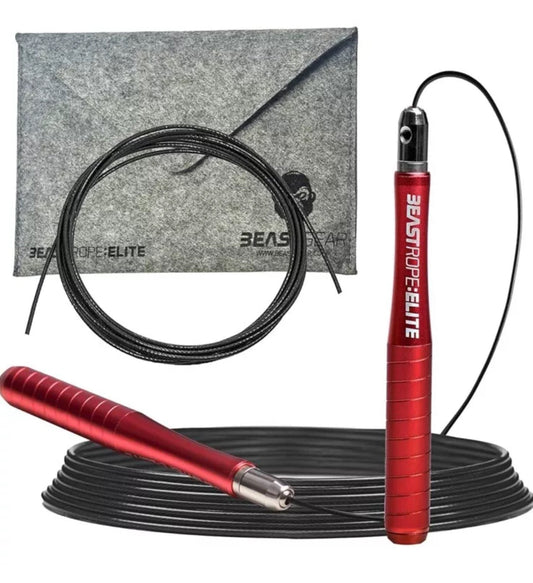 Beast Elite Jump Rope Skipping Rope Men & Women Built Speed Premium Aluminium