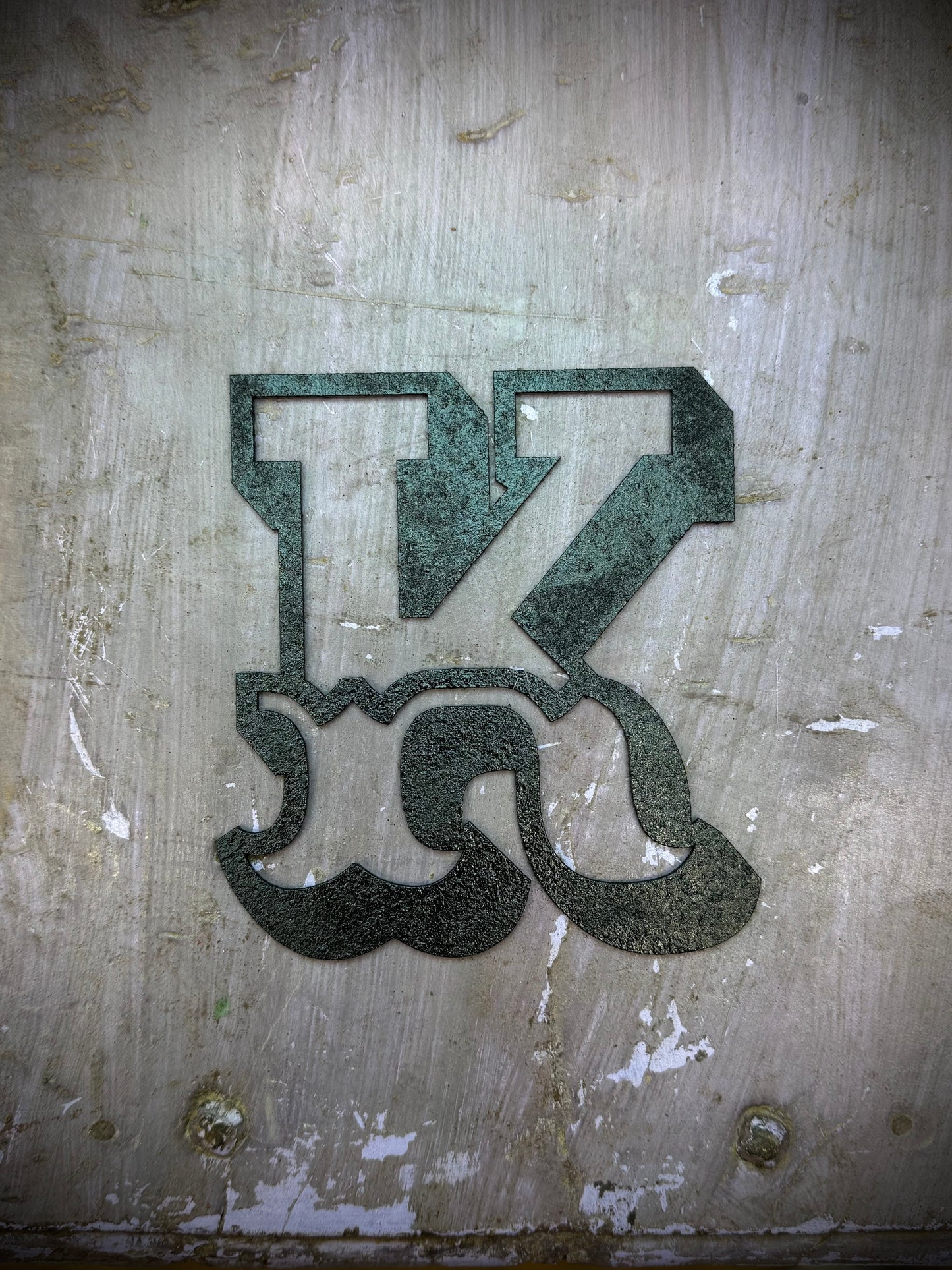 A-Z Rustic 5" or 12" Black Metal Carnival Letters.
