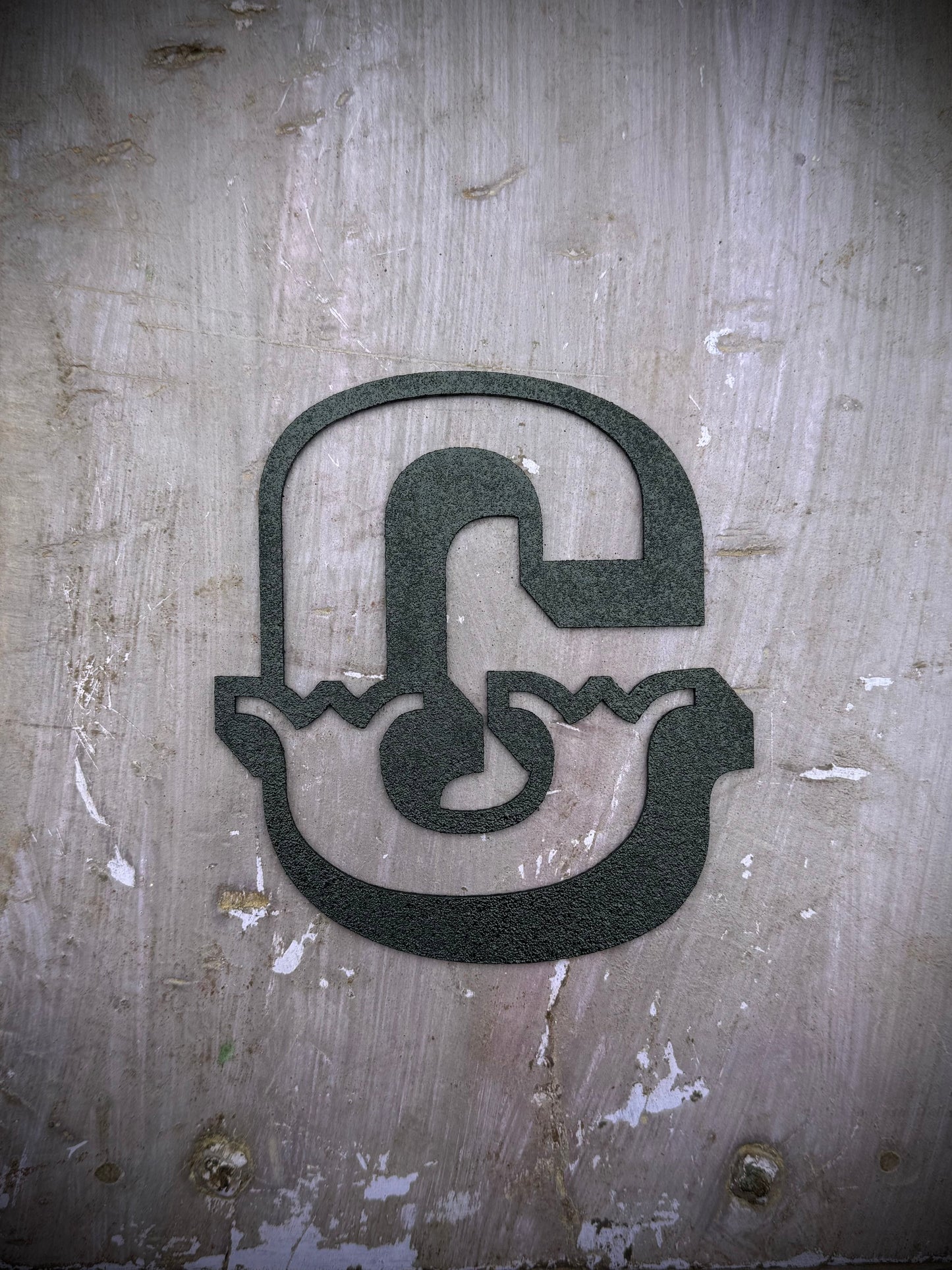 A-Z Rustic 5" or 12" Black Metal Carnival Letters.