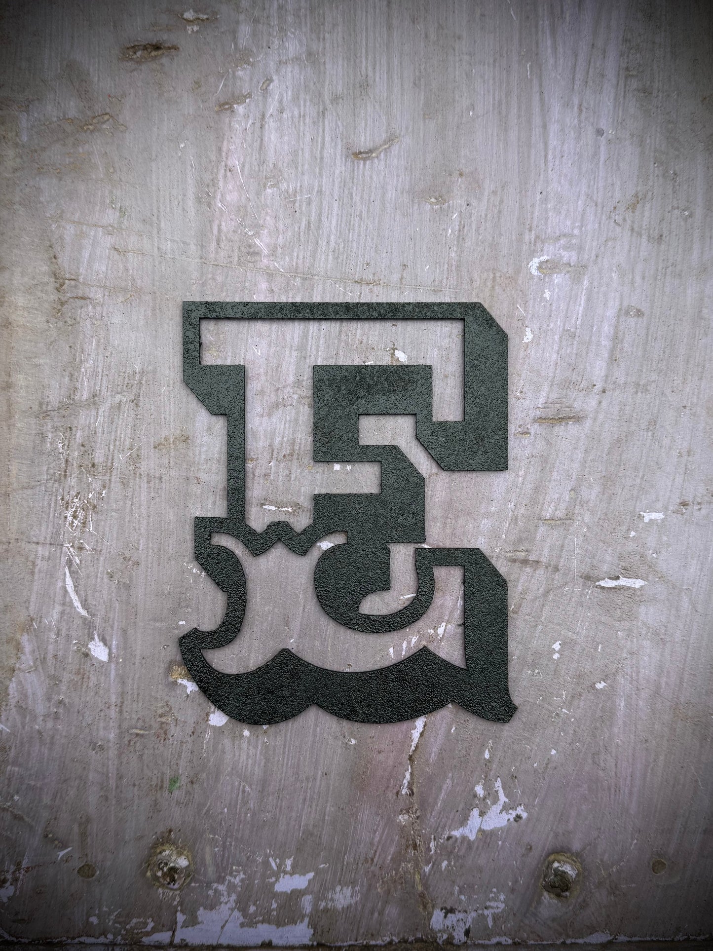 A-Z Rustic 5" or 12" Black Metal Carnival Letters.