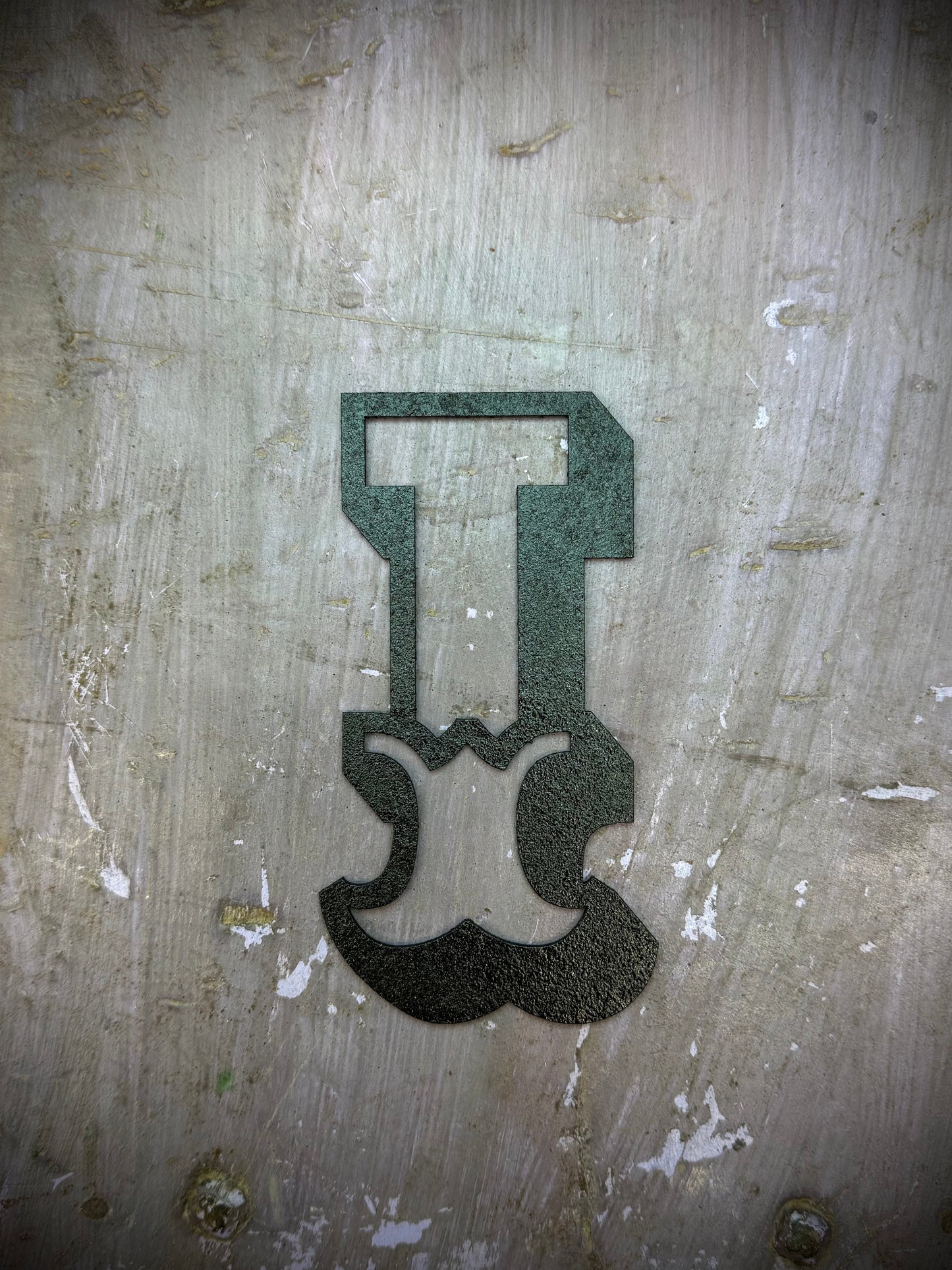 A-Z Rustic 5" or 12" Black Metal Carnival Letters.