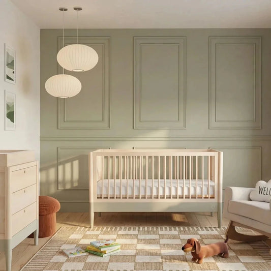 Gaia Baby Eos 2 Piece Room Set - Desert Sage/Natural Ash