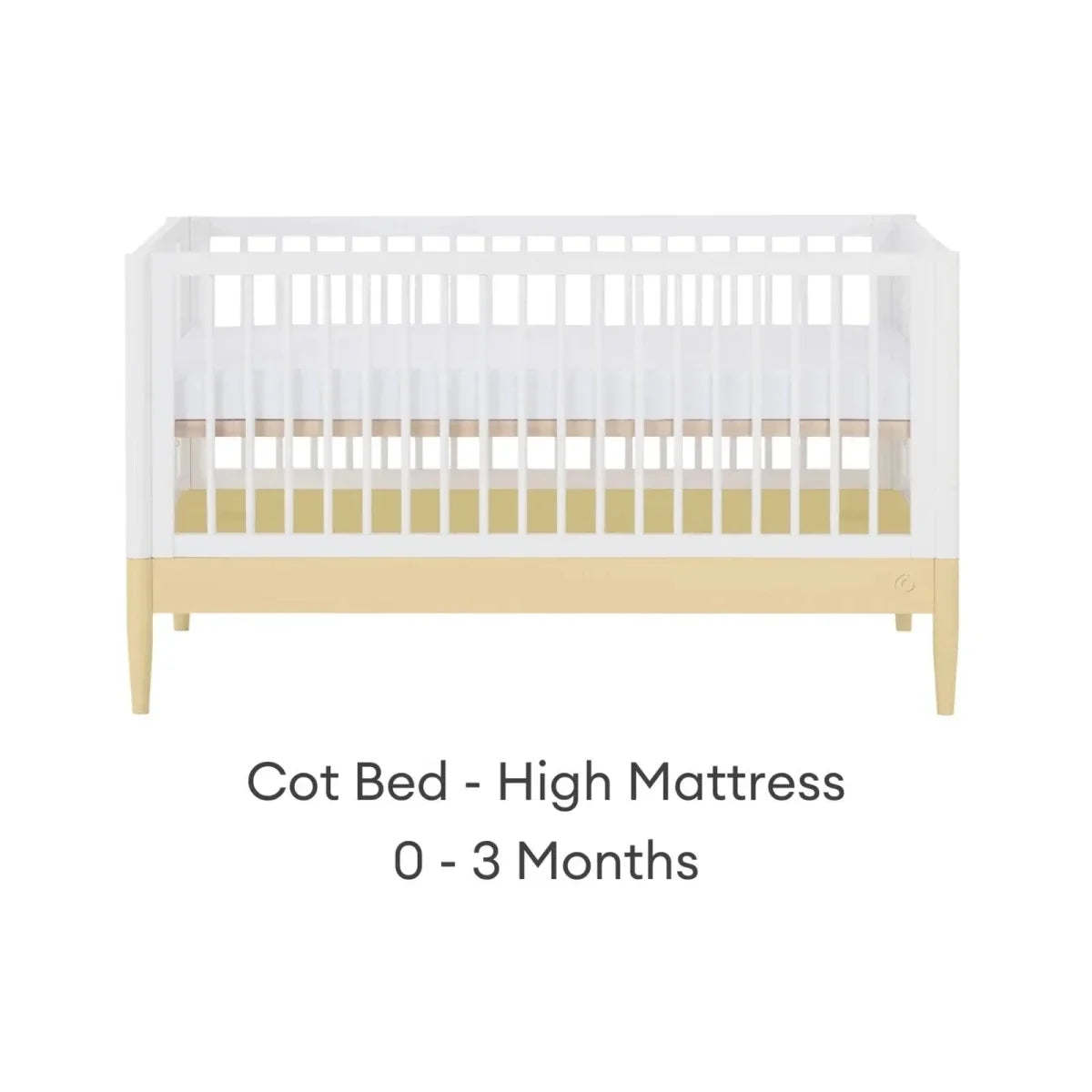 Gaia Baby Eos 2 Piece Room Set - Primrose Yellow/White
