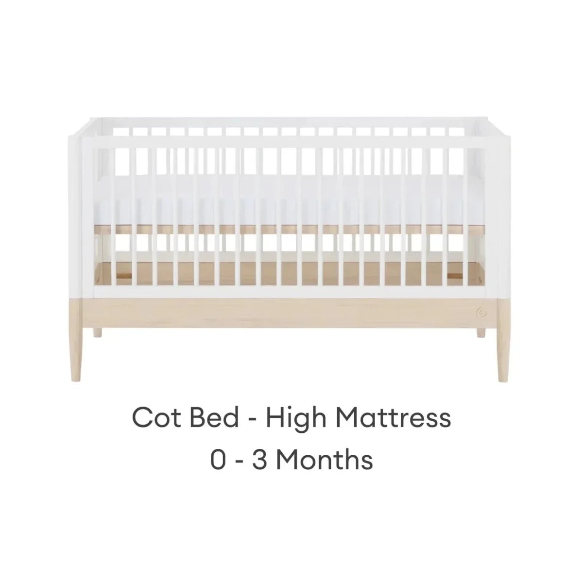 Gaia Baby Eos 2 Piece Room Set - White/Natural