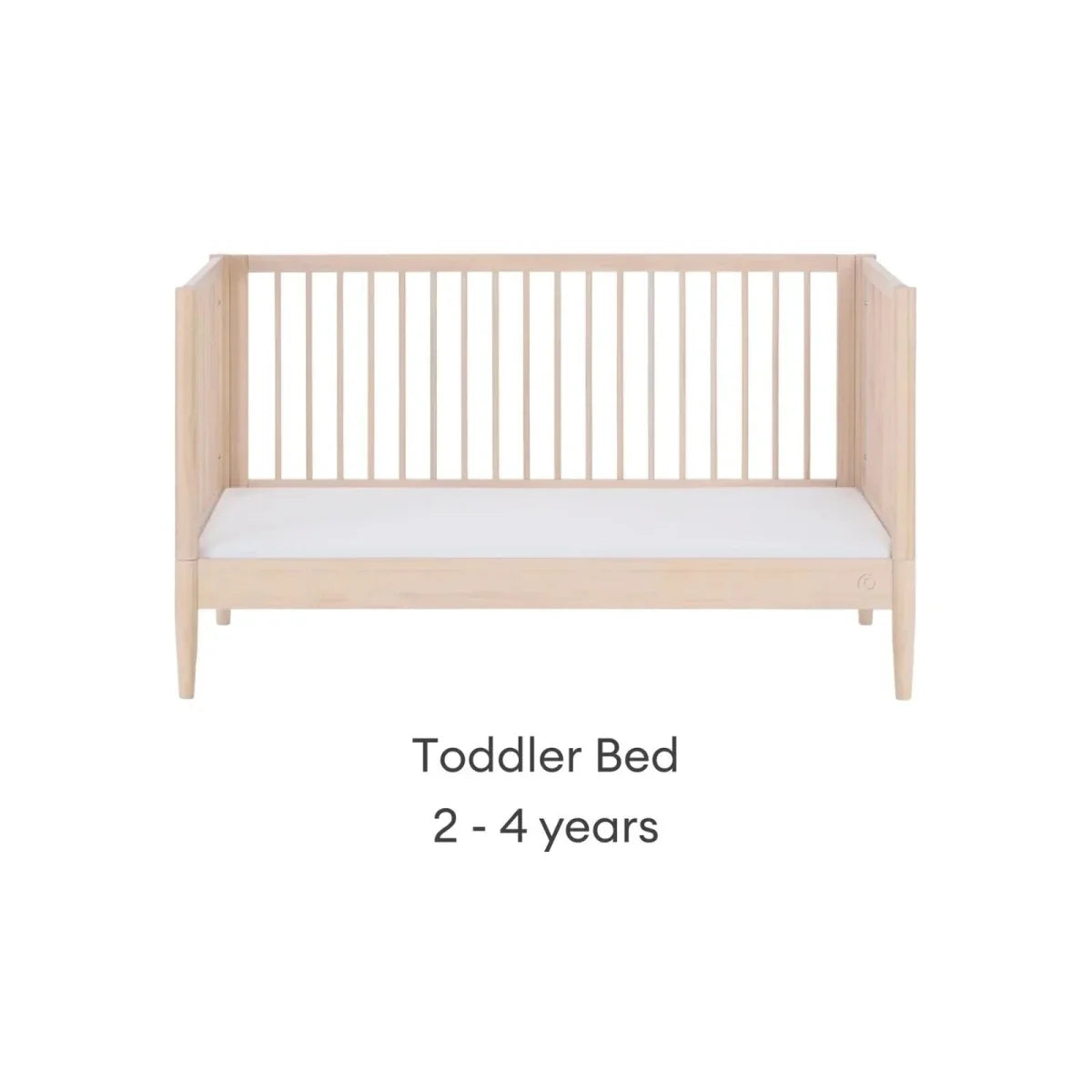 Gaia Baby Eos Nursery Cot Bed - All Natural Ash
