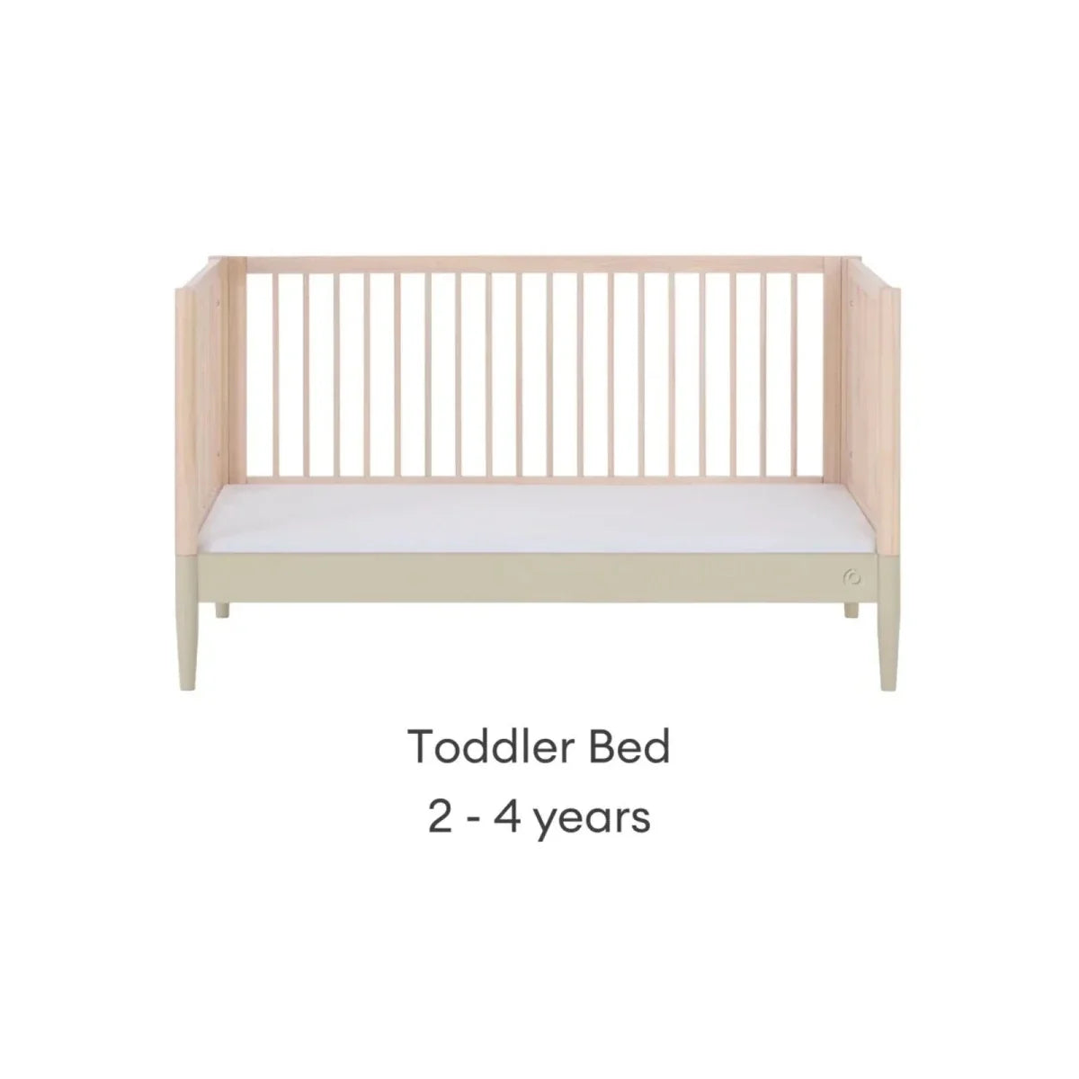 Gaia Baby Eos Nursery Cot Bed - Desert Sage/Natural Ash