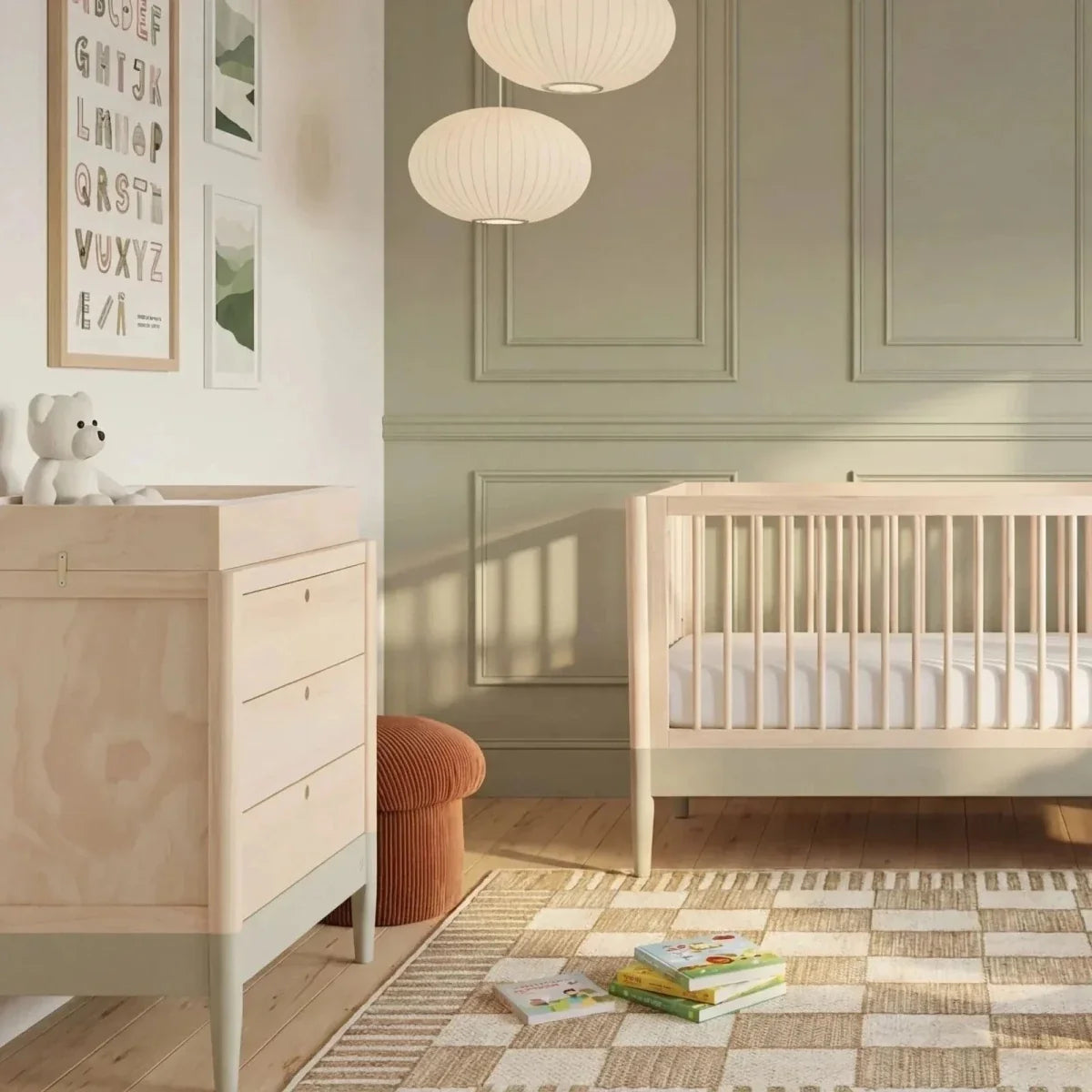 Gaia Baby Eos Dresser - Desert Sage/Natural Ash