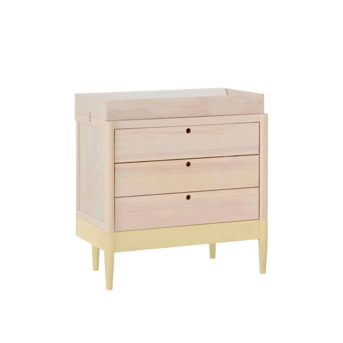 Gaia Baby Eos Dresser - Primrose Yellow/Natural Ash