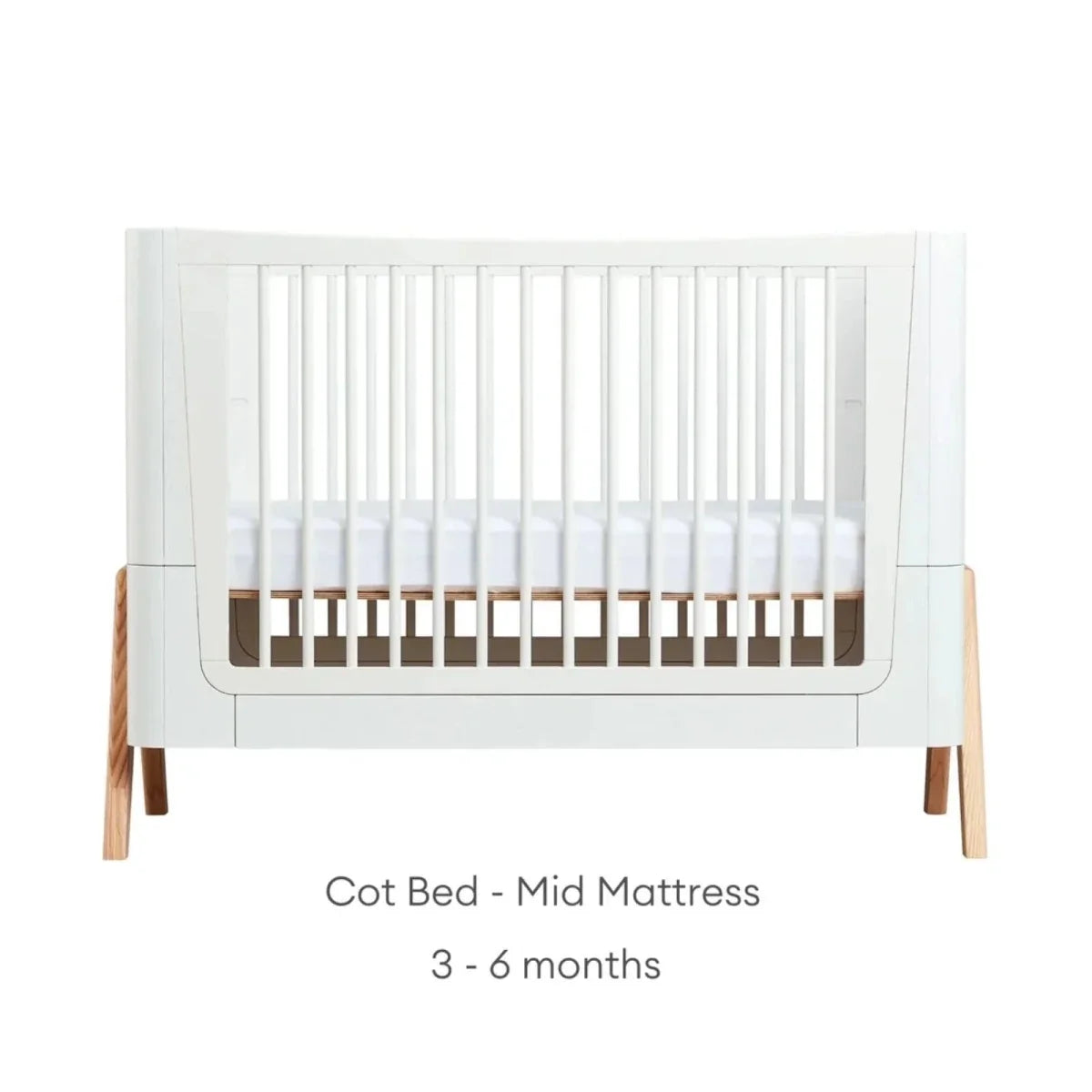 Gaia Baby Hera 2 Piece Room Set - Scandi White/Natural