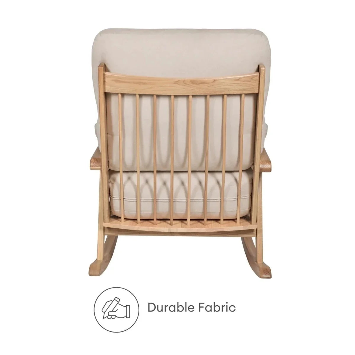 Gaia Baby Hera Rocking Chair - Natural Oak/Barley