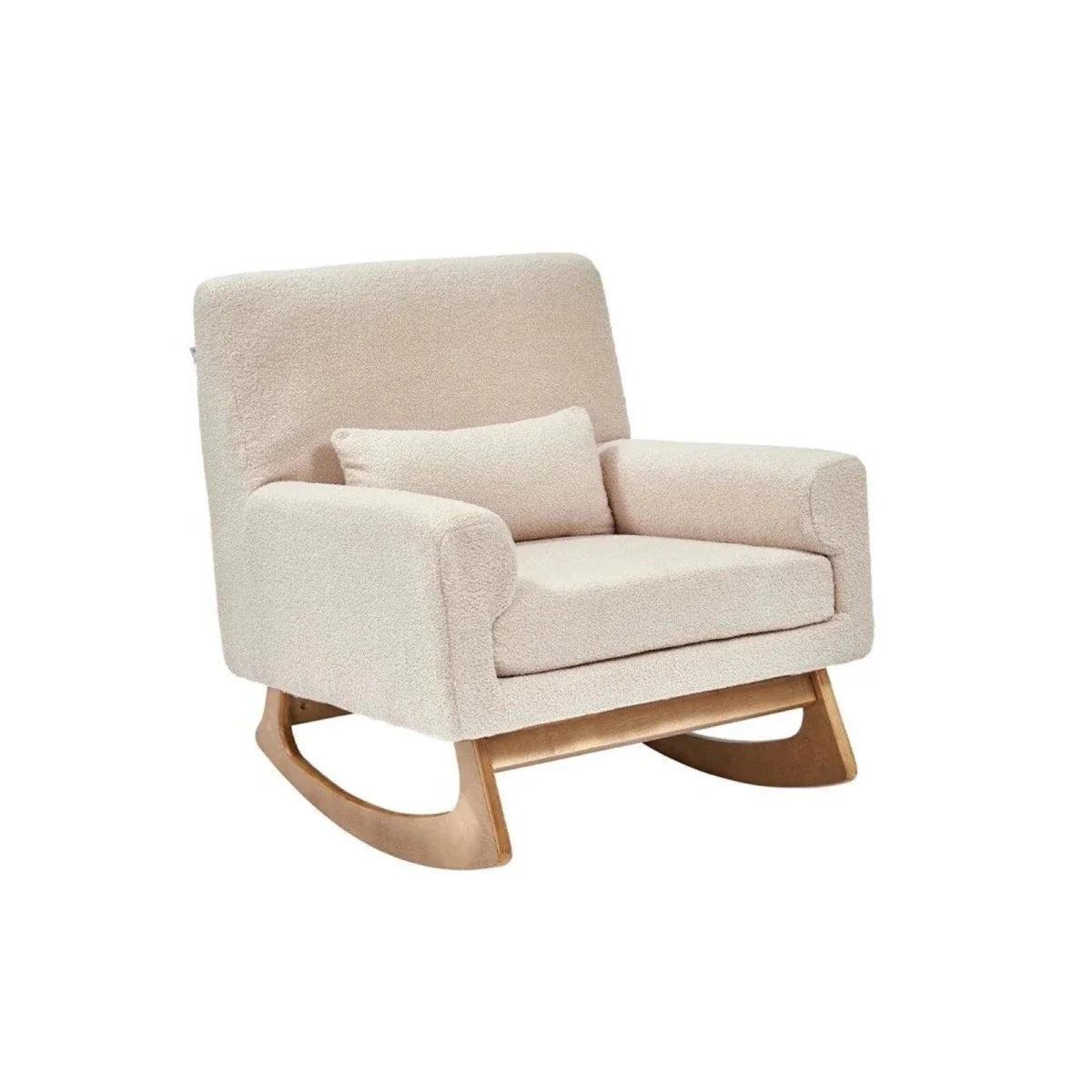 Gaia Baby Serena Nursing Chair and Footstool Set - Biscuit Boucle