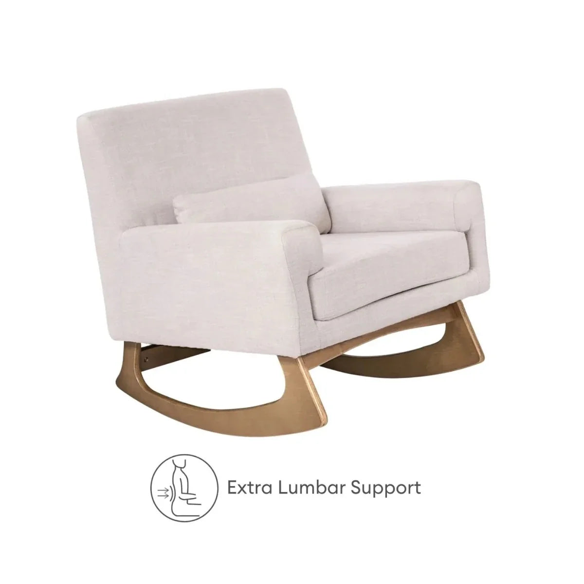 Gaia Baby Serena Nursing Chair and Footstool Set - Oat