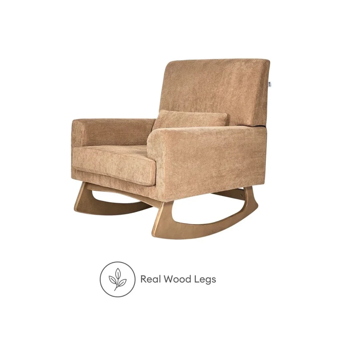 Gaia Baby Serena Rocking & Nursing Chair - Caramel Corduroy