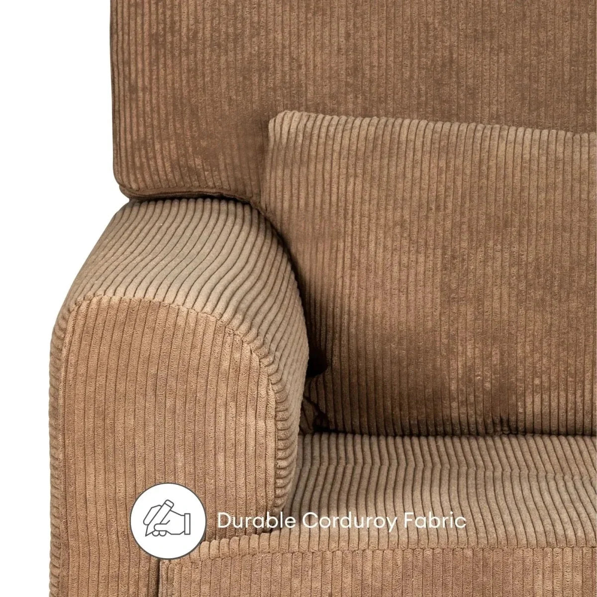 Gaia Baby Serena Rocking & Nursing Chair - Caramel Corduroy