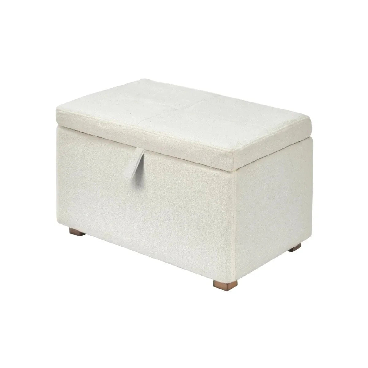 Gaia Baby Serena Footstool - Chalk Boucle