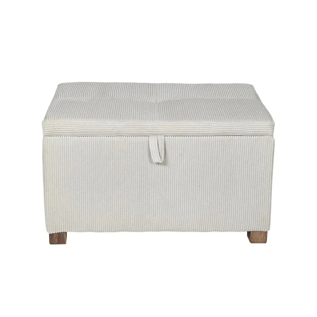 Gaia Baby Serena Footstool - Ecru Corduroy