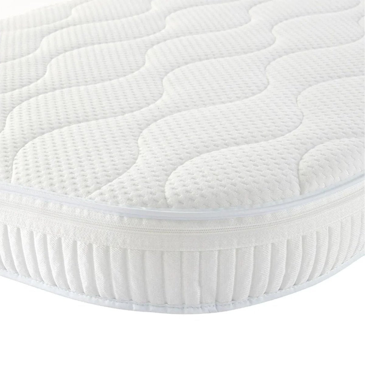 Gaia Baby Serena Mini Cot and Cot Bed Set - White/Natural