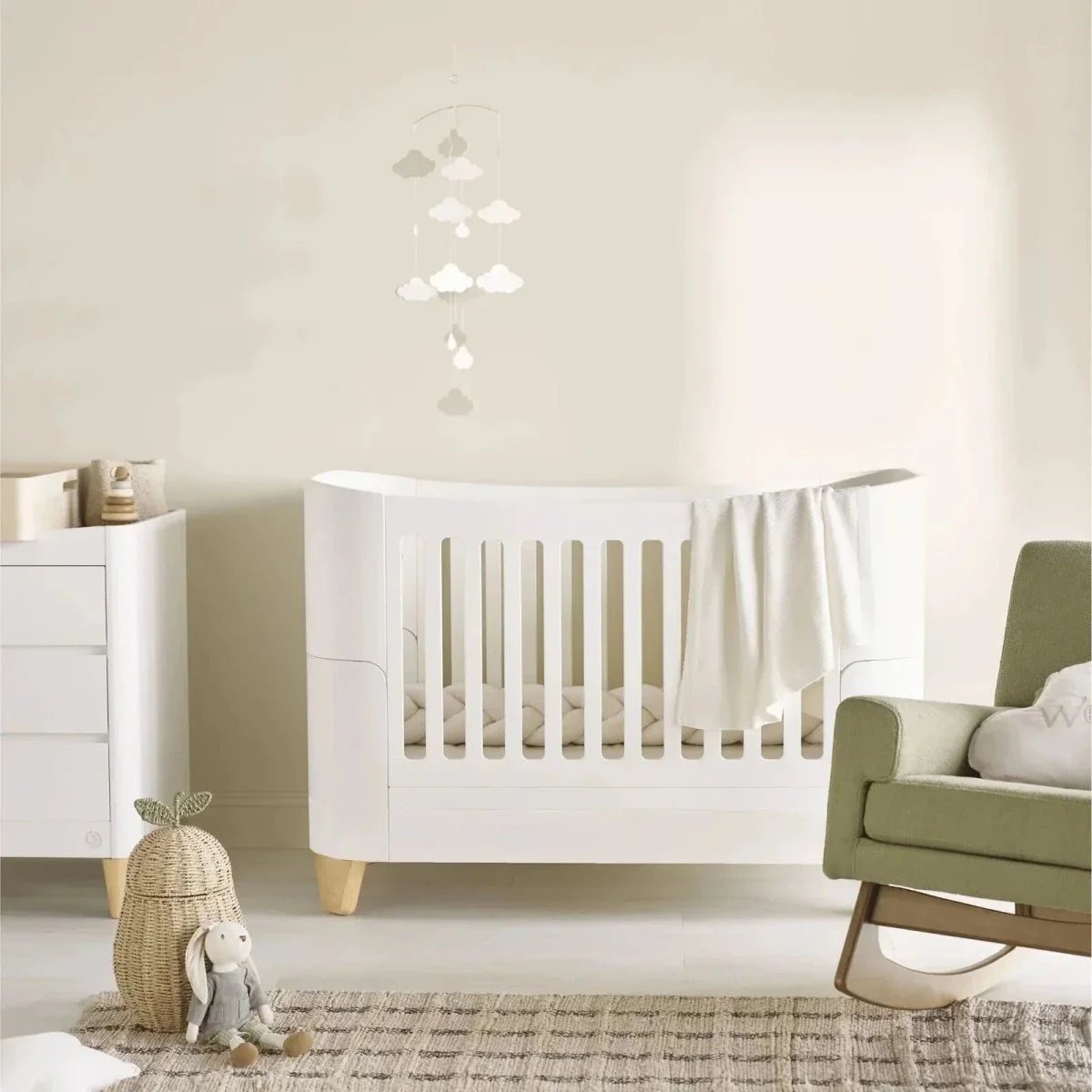 Gaia Baby Serena Cot Bed Fitted Sheet 2 Pack