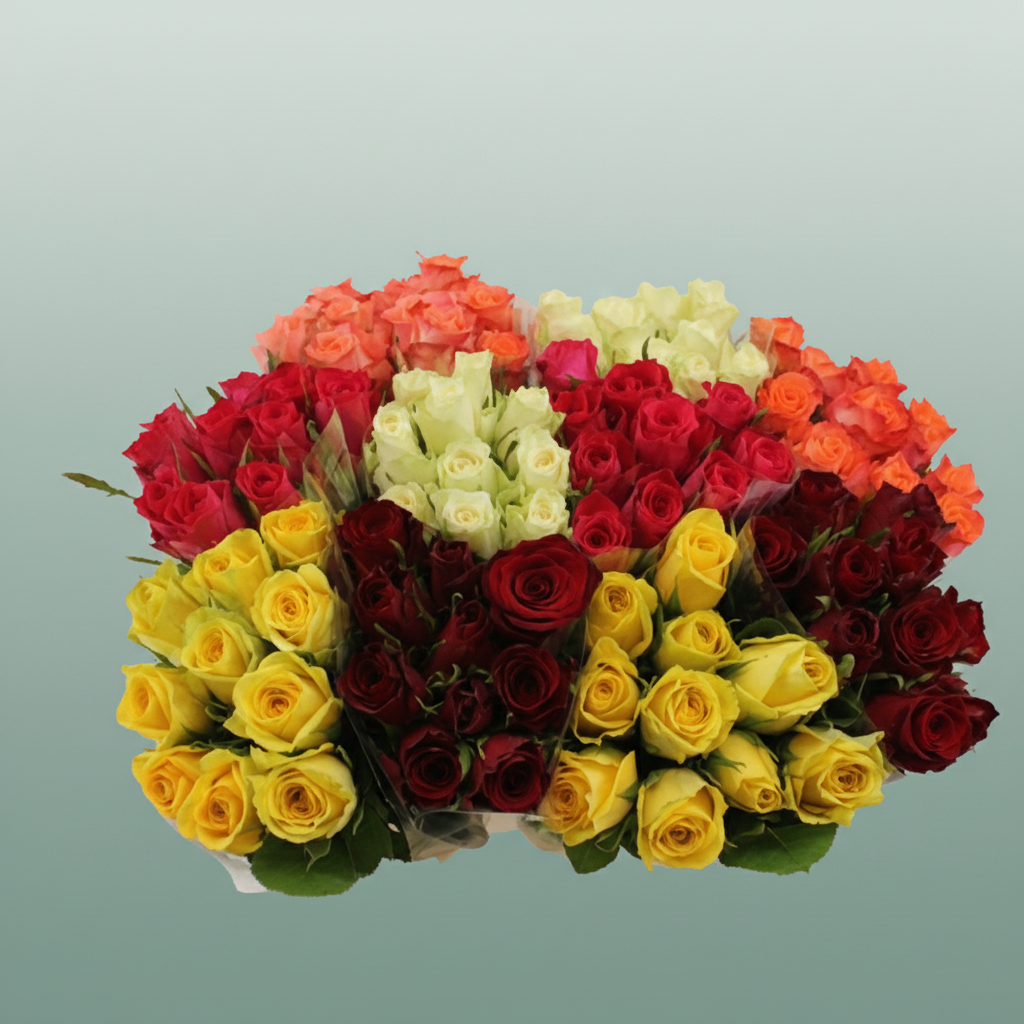 Bouquet Rose Bucket