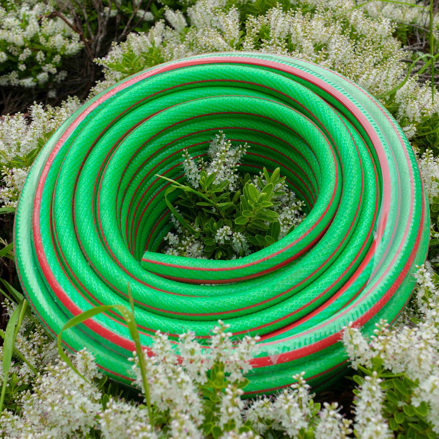 Premium Garden Hose Set Green Multi Function Sprayer DIY Workshop Accessory