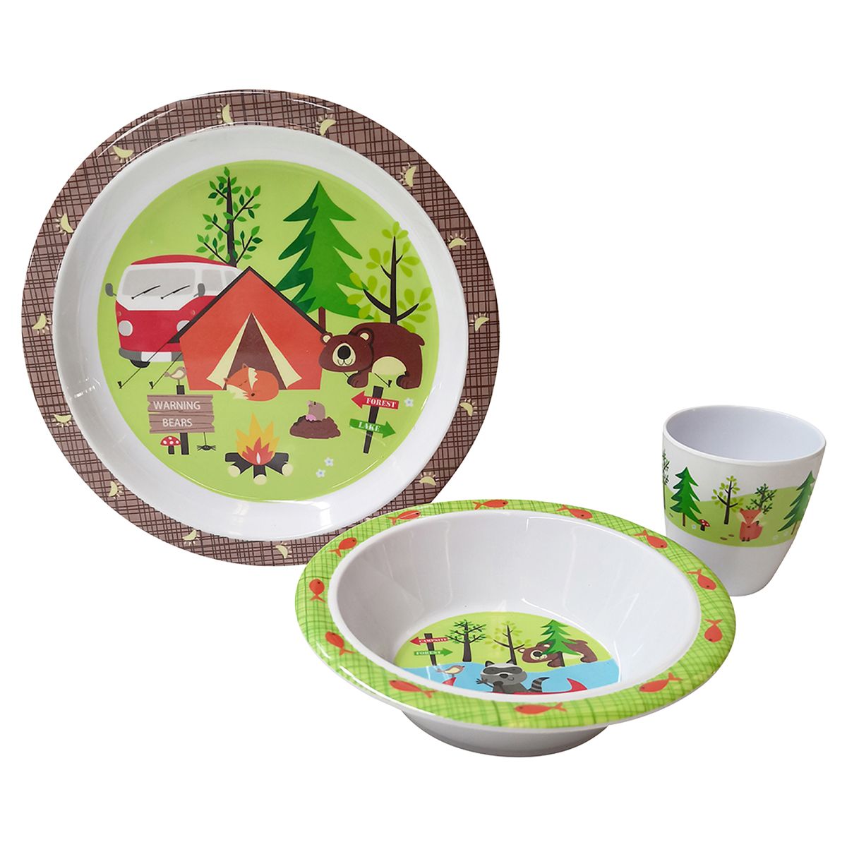 Gimex Kids Line Tableware Adventure (3 Pieces)