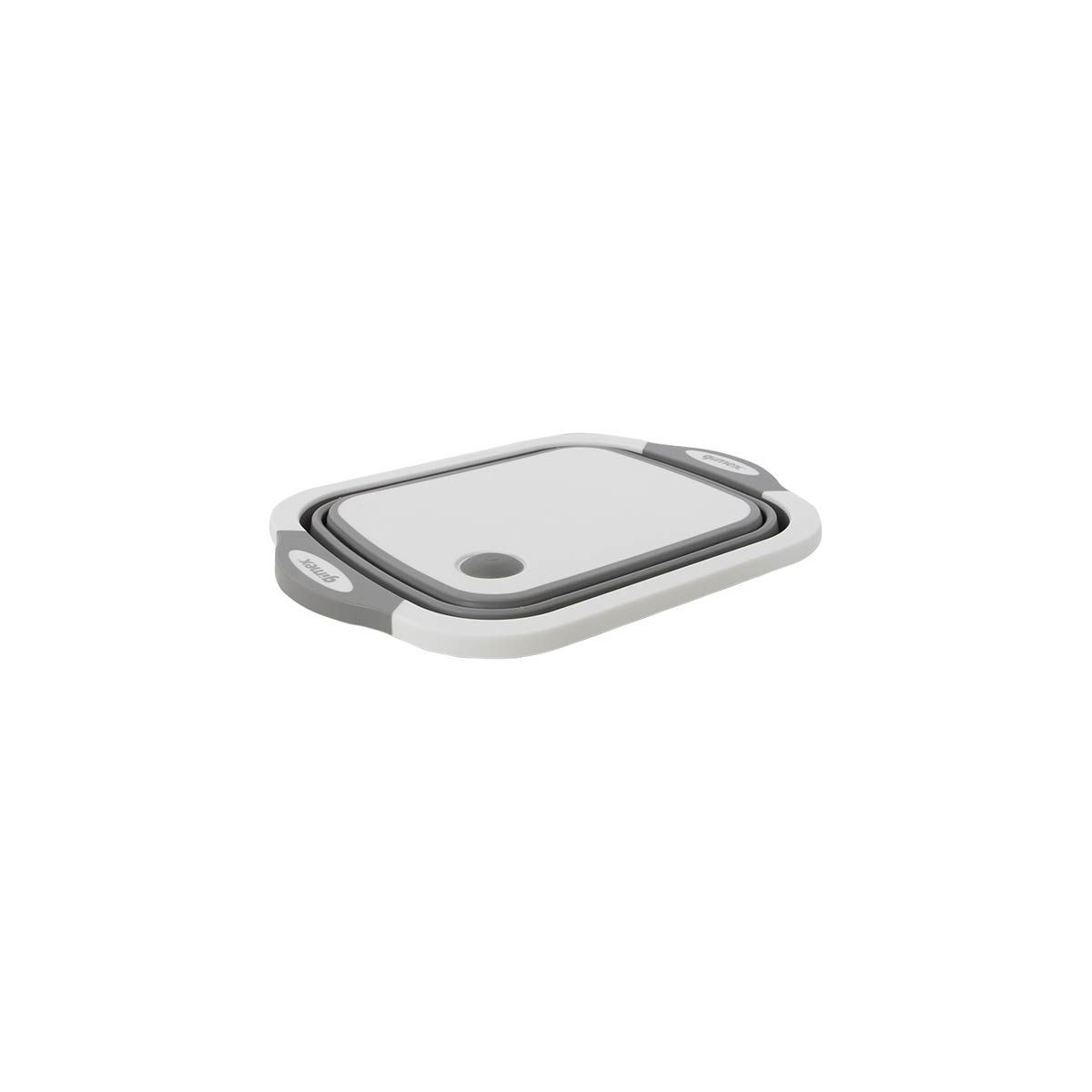 Gimex Cutting Board Foldable in Grey/White