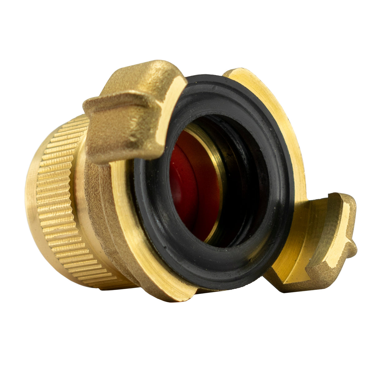 Geka Type Brass Claw Set – 19mm Barb and 3/4” Hose Connector