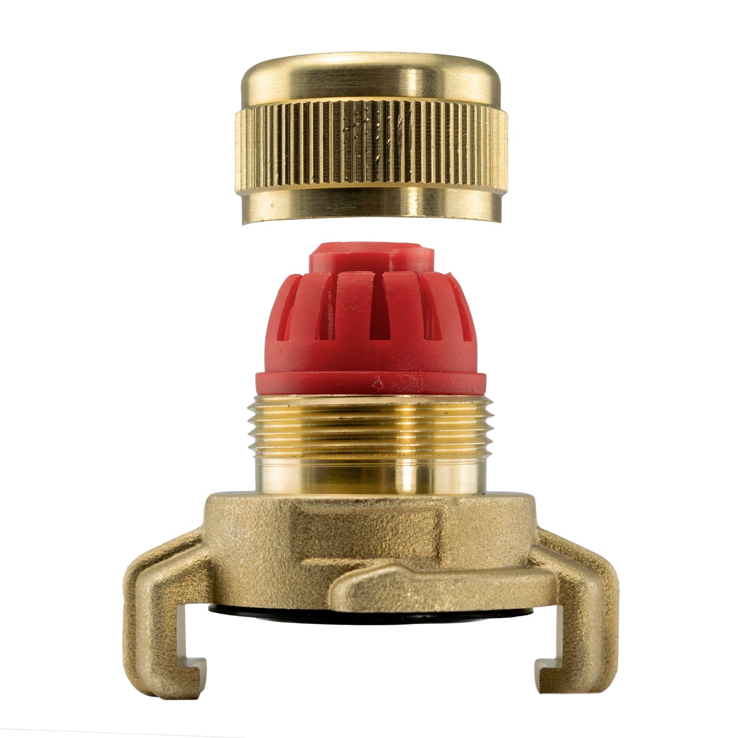 Geka Type Brass Claw Set – 25mm Barb and 3/4” Hose Connector