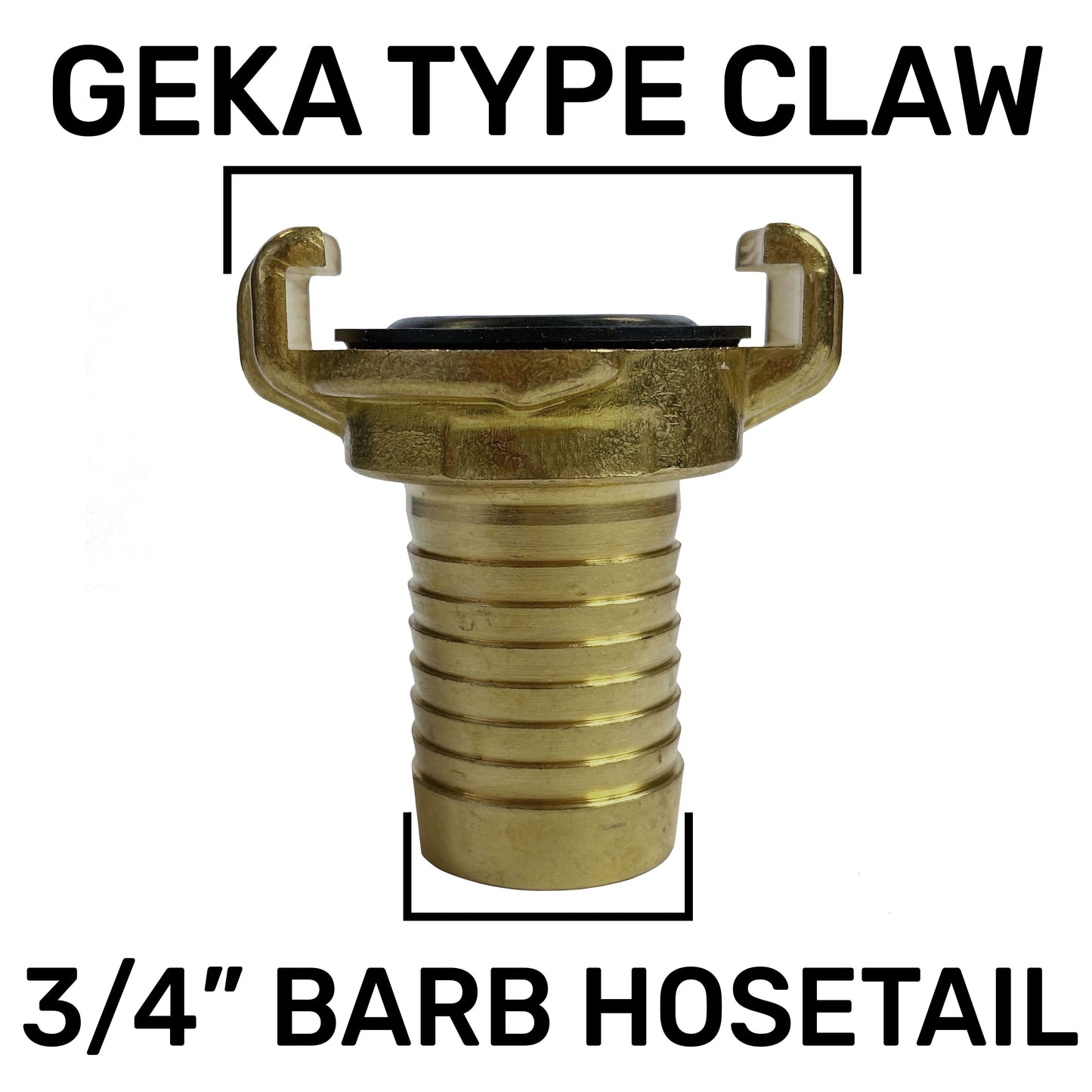IBC 2 S60X6 Cap with Geka Type Fittings 19mm Barb Water Connector Barb Connector