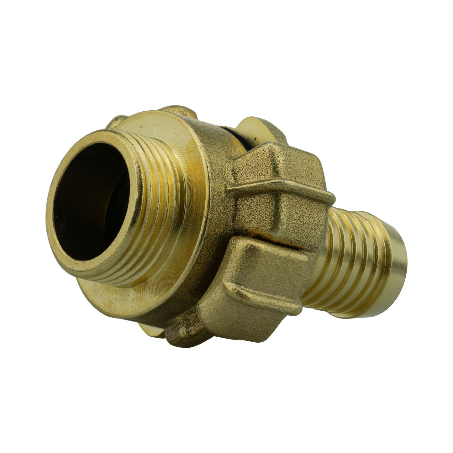 Wall Flange Kit 32mm MDPE + Lever Valve + 19mm Barbed Geka Set