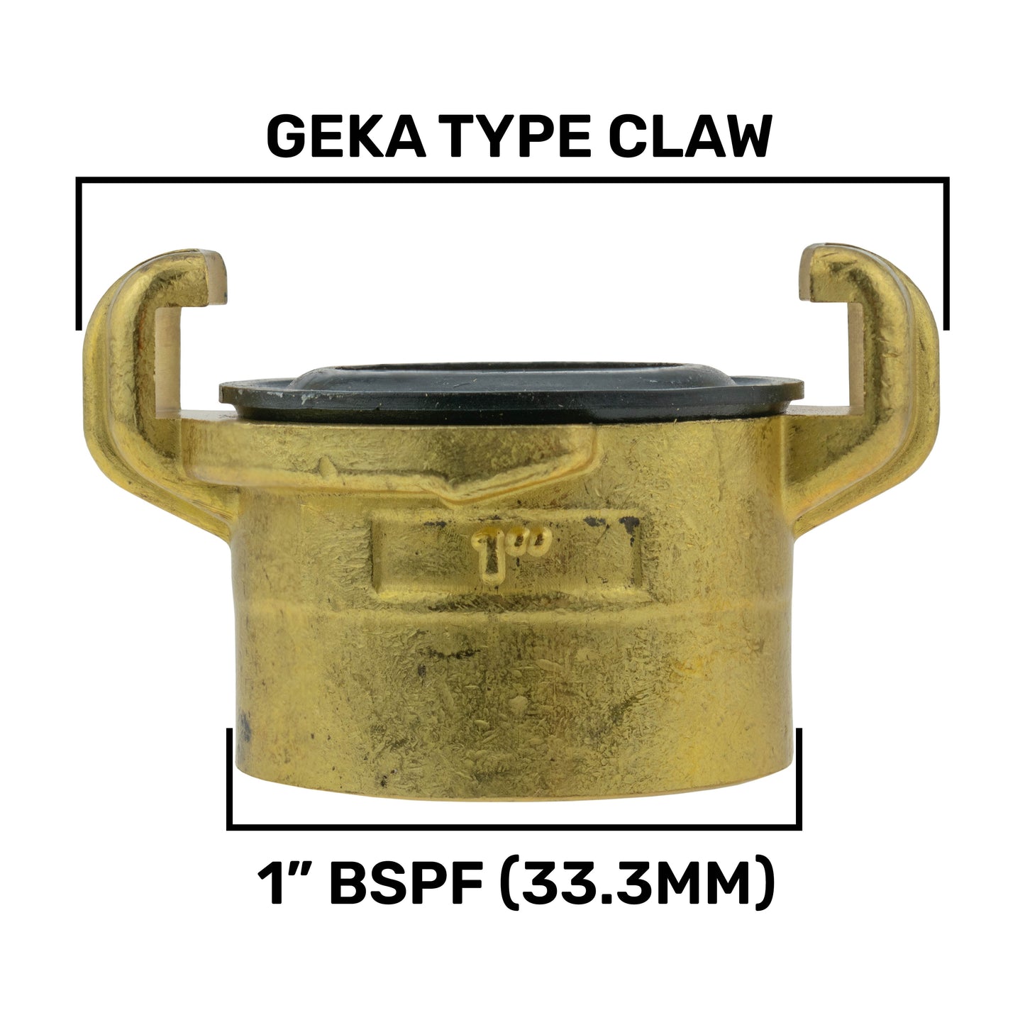 Water Butt 1 BSPM with Geka Type Claw Fitting Garden Hose Pipe Hose Pipe Fitting