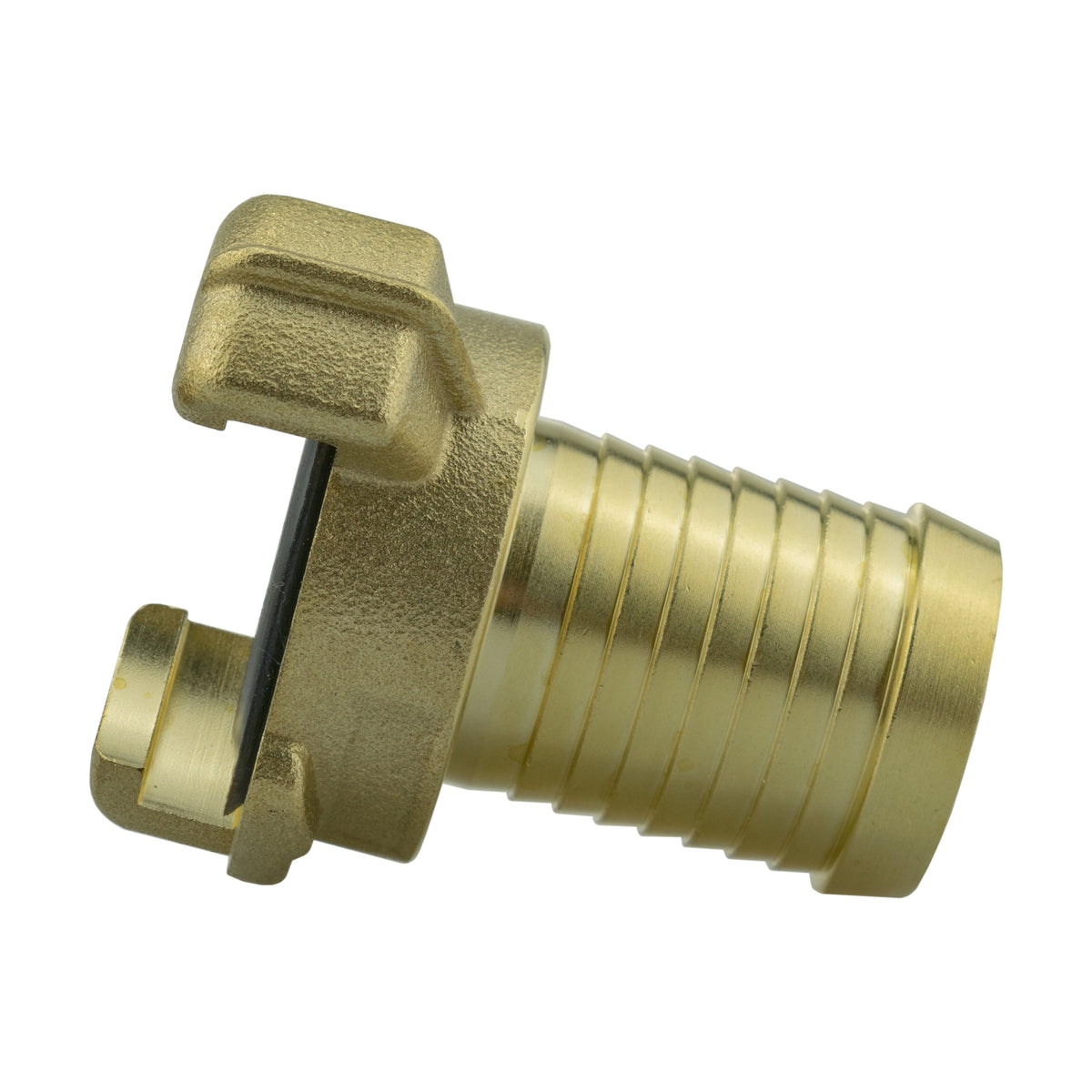 Geka Type Brass Claw Set – 25mm Barb and 1/2” Hose Connector