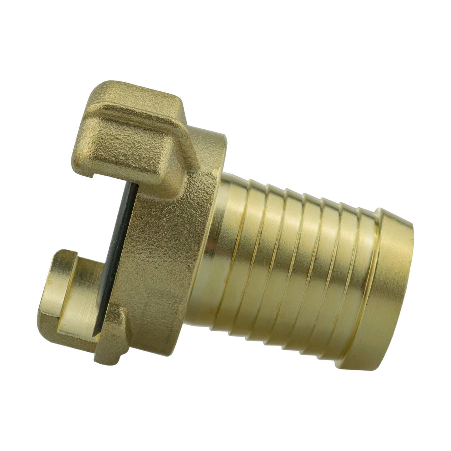 Geka Type Brass Claw Set – 25mm Barb and 3/4” Hose Connector