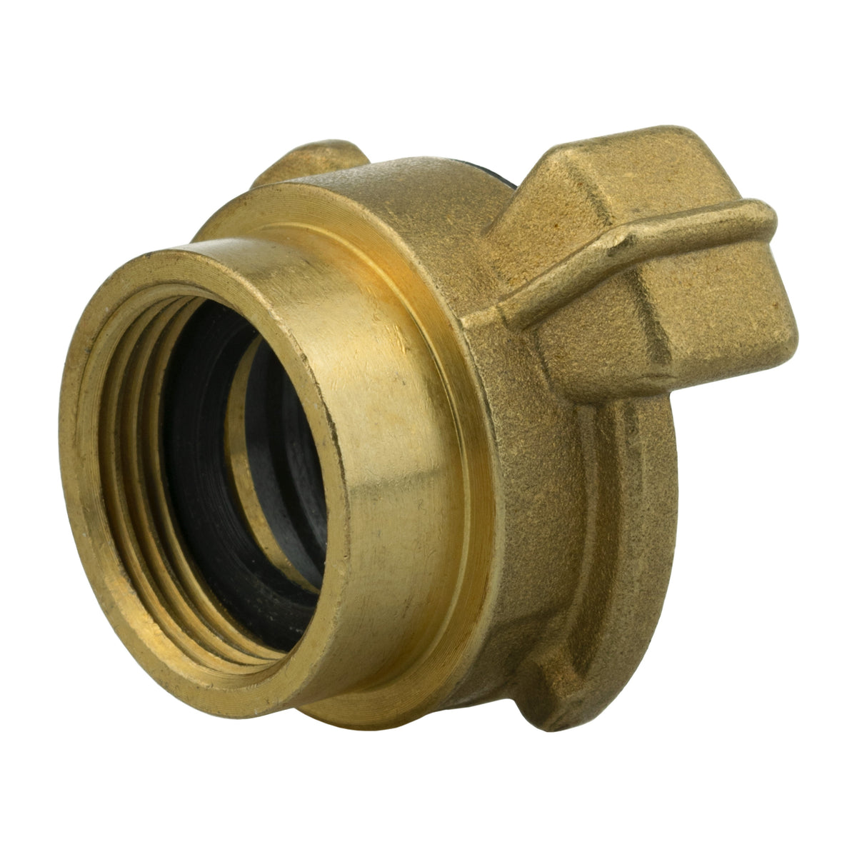 IBC 2” S60X6 Cap with In-Line BSPM Valve and Geka Type Fitting